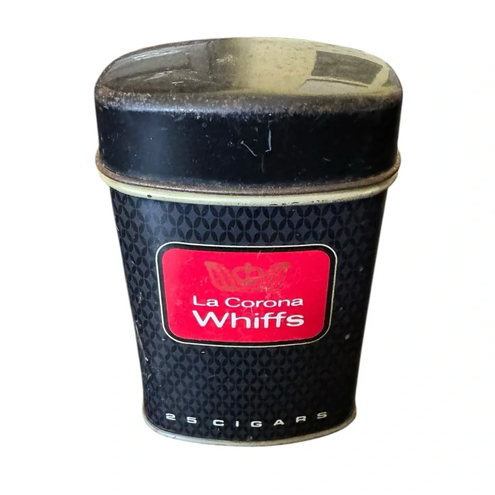 La Corona Whiffs Black and Red Cigar Tin